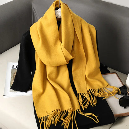 Cashmere Fashion Luxury Lady Wrap Windproof Scarves