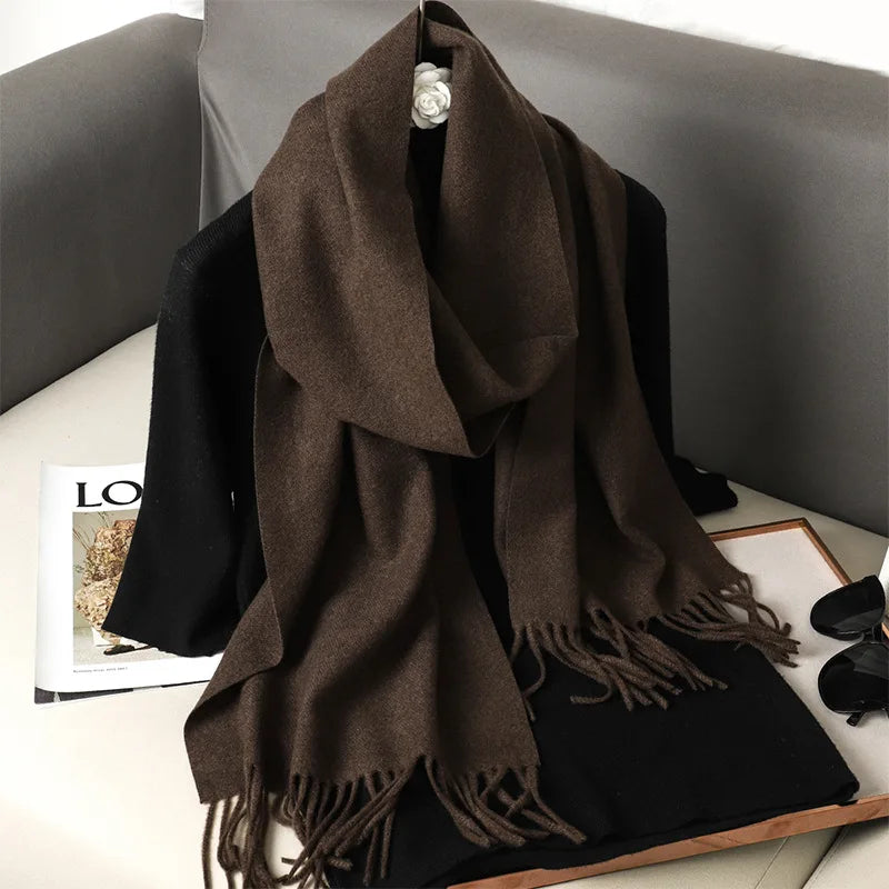 Cashmere Fashion Luxury Lady Wrap Windproof Scarves