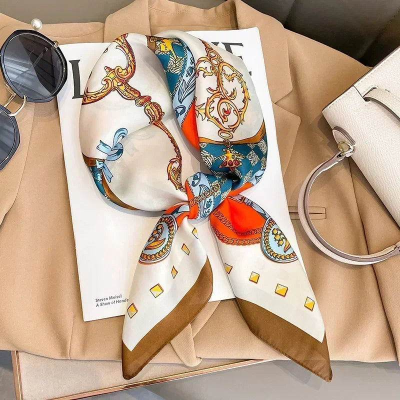 “Women’s satin scarf”