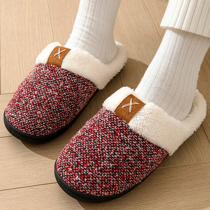 Fuzzy Slip On Slippers