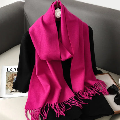 Cashmere Fashion Luxury Lady Wrap Windproof Scarves