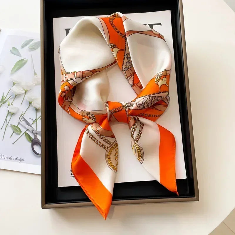 “Women’s satin scarf”